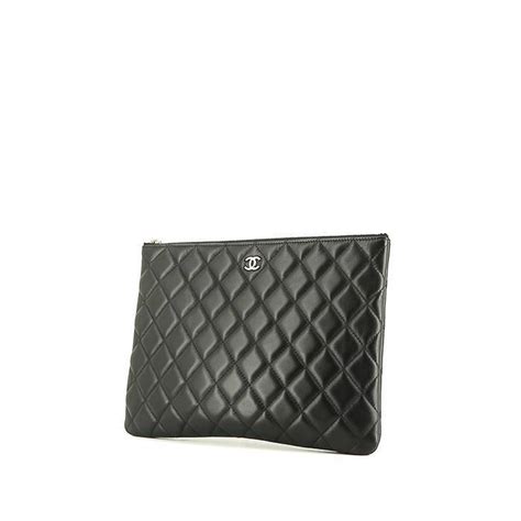 chanel pochette|chanel clutch with hand strap.